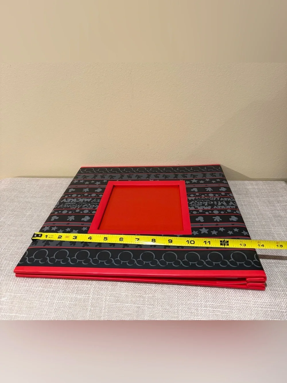 Sandylion Disney Mickey Mouse Photo Album Scrapbook Red Black 12x12